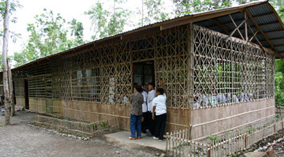 Children at the school in Calingag, Philippines
